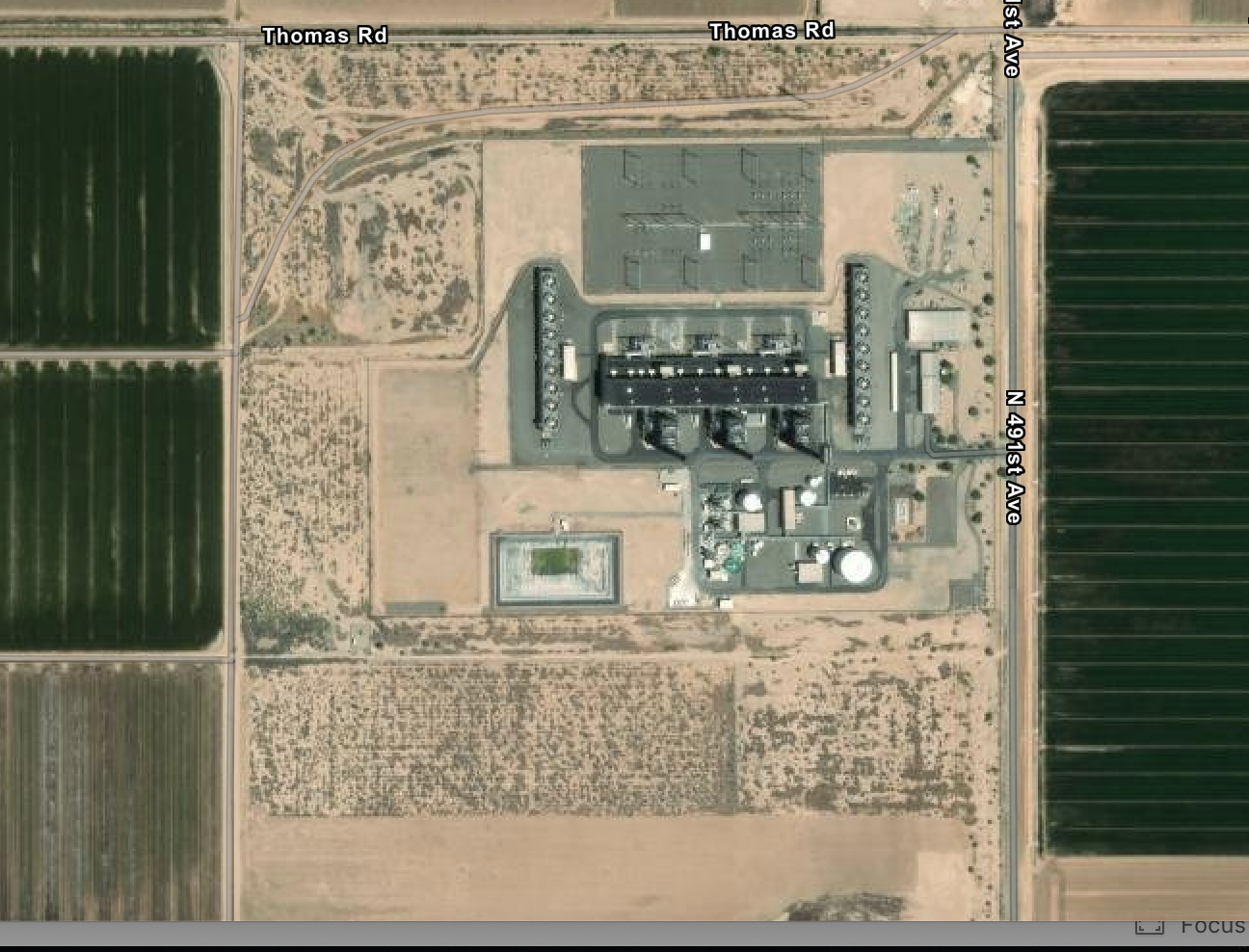 The generating plant at{33.48, -113.11}.